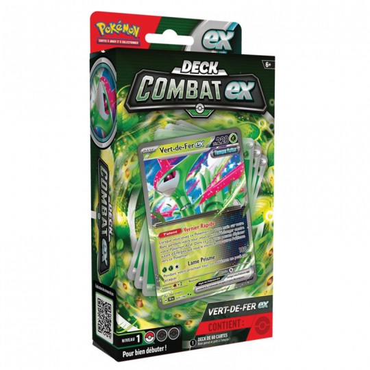 Pokemon : Deck de combat Vert-de-Fer-EX Pokémon - 1