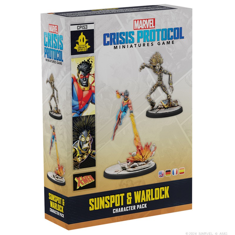 Boite de Marvel Crisis Protocol : Sunspot & Warlock