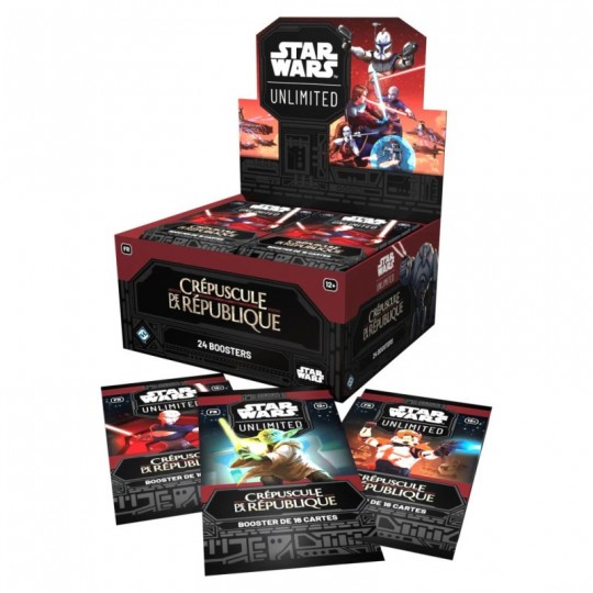 Display 24 boosters Crépuscule de la République - Star Wars Unlimited Fantasy Flight Games - 1