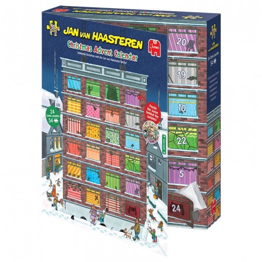 Puzzle Jan Van Haasteren 24 x 54 pcs Calendrier de l'Avent Noël Jumbo Diset - 2