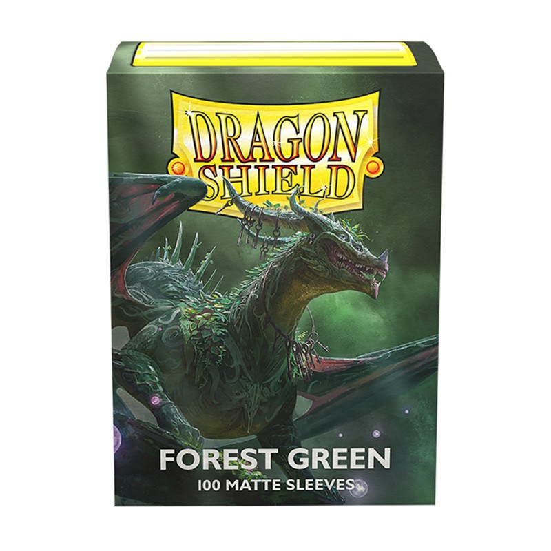 Boite de 100 Dragon Shield Matte : Forest Green