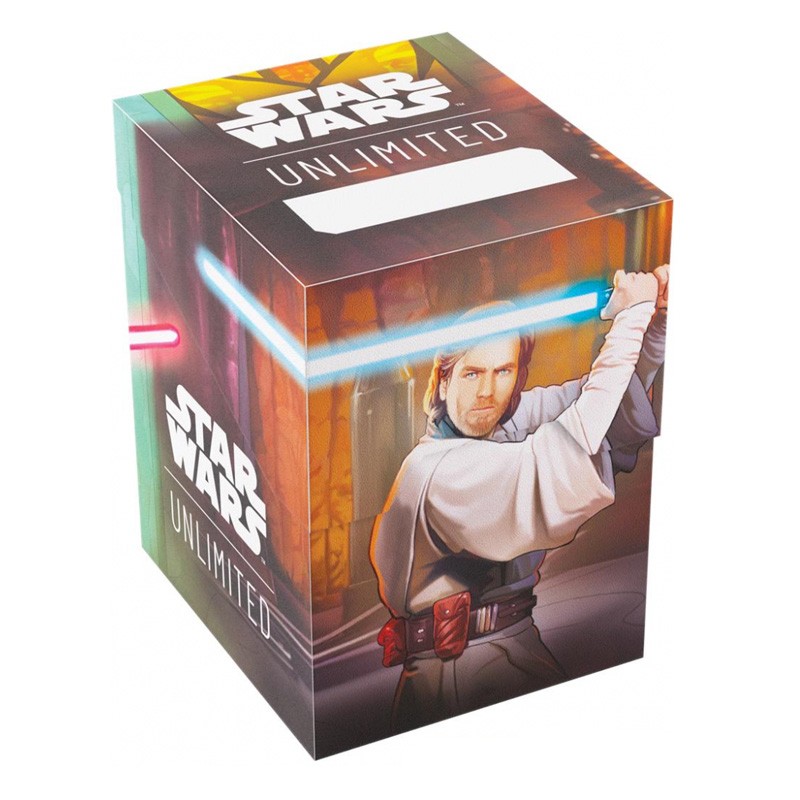 Boite de GG : SW Unlimited Deck Box Soft Crate : Obi-Wan/Darth Maul