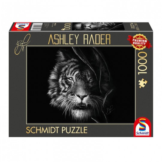 Puzzle 1000 pcs Indompté - le tigre : sous le signe de la liberté Schmidt Schmidt - 1