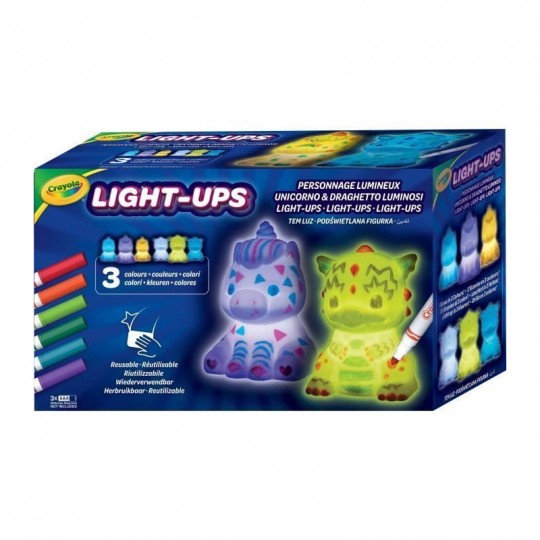 Colorable Light Up Characters - Crayola Crayola - 1