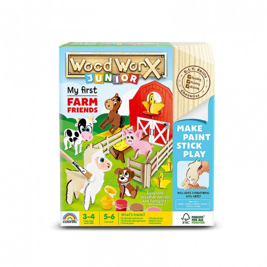 Woodworx Junior : My First Farm Friend Colorific - 1