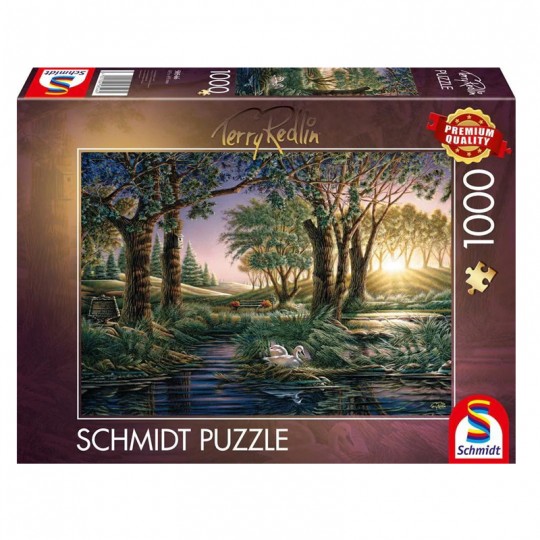 Puzzle 1000 pcs Magie de l'étang au matin Schmidt Schmidt - 1