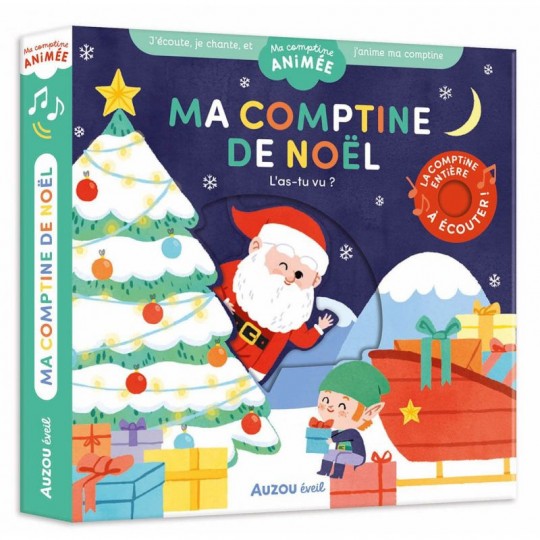 Ma comptine animée : Ma comptine de noël, L'as-tu vu ? - Auzou Auzou - 1