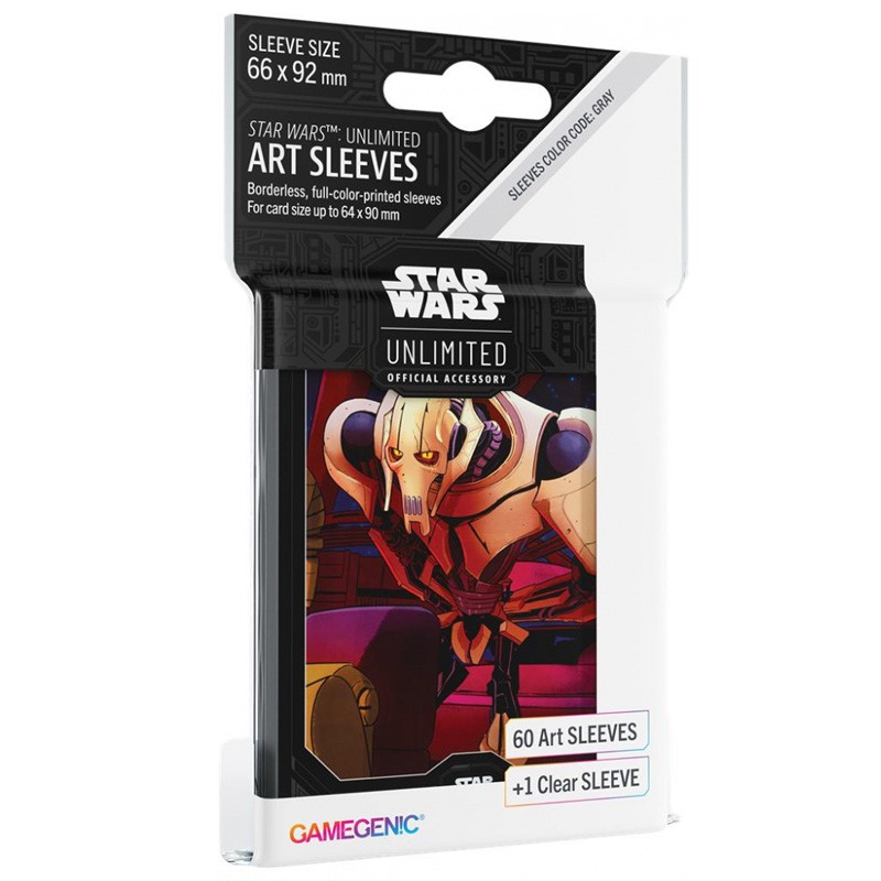 Boite de GG : SW Unlimited 60 Art Sleeves : General Grievous