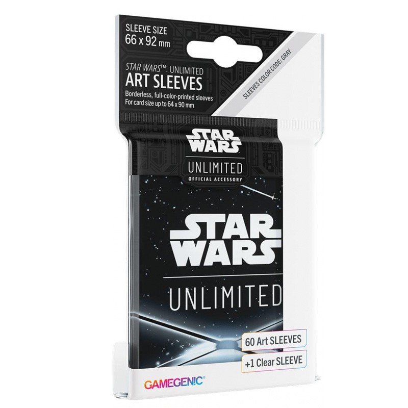 Boite de GG : SW Unlimited 60 Art Sleeves : Card Back Black