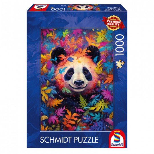 Puzzle 1000 pcs Le panda dans la forêt arc-en-ciel  Schmidt Schmidt - 1