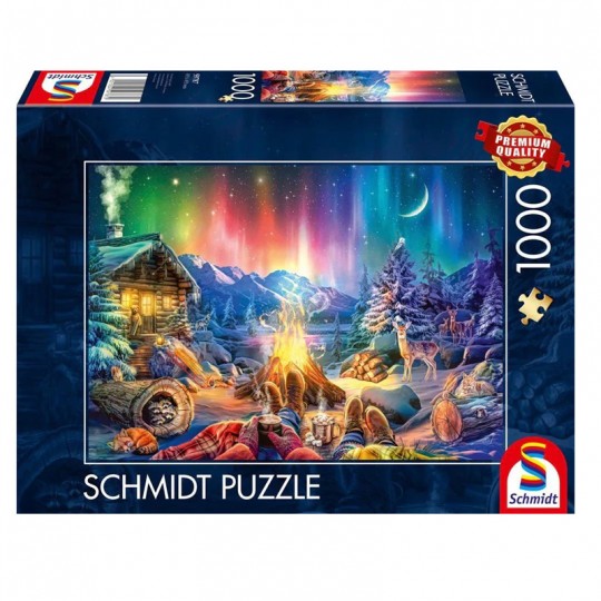 Puzzle 1000 pcs Feu de camp sous les étoiles Schmidt Schmidt - 1