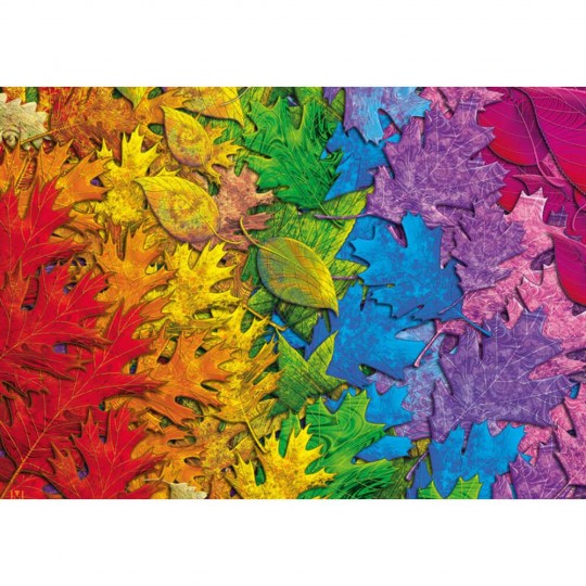 Puzzle 1500 pcs Feuilles colorées - Puzzles Schmidt Schmidt - 3