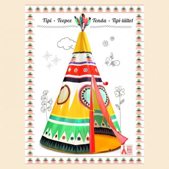 Teepee Multicolore Djeco - 5