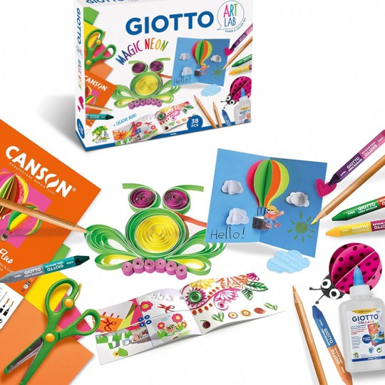 Giotto Art Lab - coffret d'activités Magic Neon Giotto - 2