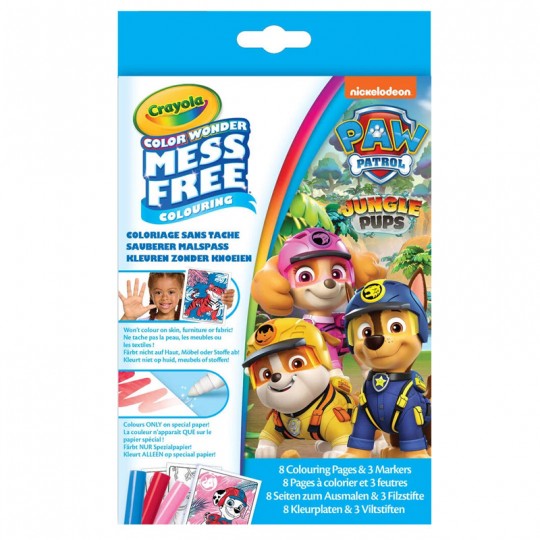 Color Wonder Mini Pat'Patrouille Jungle pups - Crayola Crayola - 1