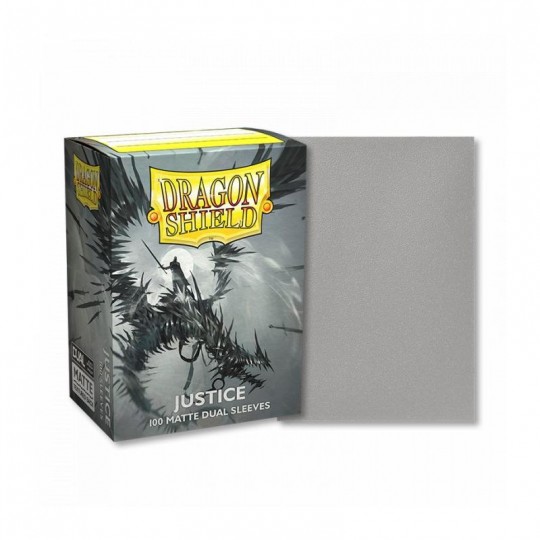 100 Sleeves Standard Dragon Shield Dual Matte - Justice Dragon Shield - 1