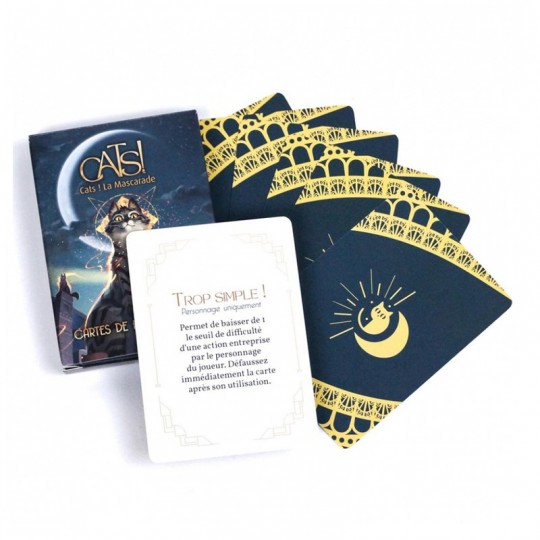 Cats ! La Mascarade - Cartes de Faveur Deluxe Black Book Editions - 2