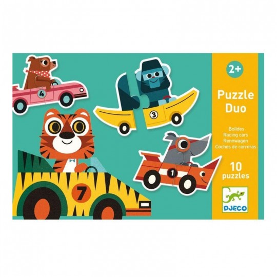 Puzzle Duo Bolides - Djeco Djeco - 2