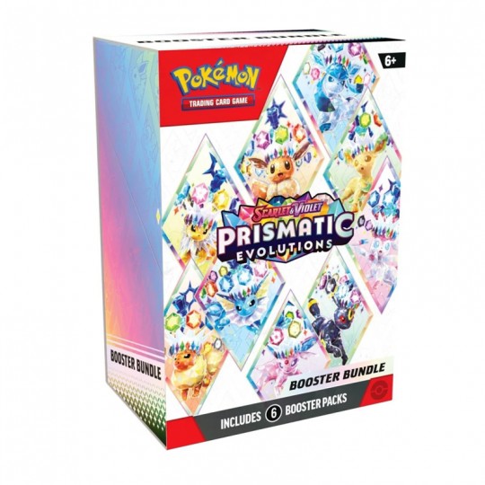 Pokémon : Bundle 6 Boosters EV8.5 : Évolutions Prismatiques Pokémon - 1