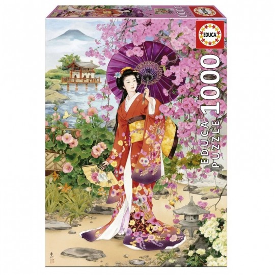 Puzzle 1000 pcs Teien, Haruyo Morita - Educa  - 2