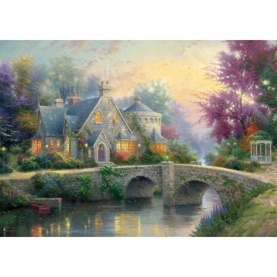 Schmidt Puzzles - Lamplight Manor/Hiver à Lamplight Manor - 2x1000 pcs Schmidt - 5