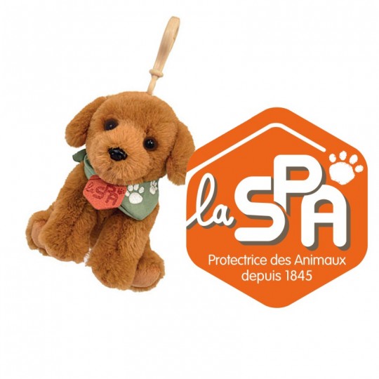 Porte clé : Bijou de sac X SPA Chien marron 13 cm Histoire d'Ours Histoire d'Ours - 3