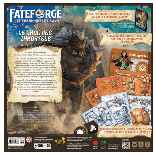 Extension Le Choc des Immortels - Fateforge Don't Panic Games - 2