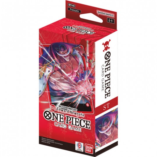 One Piece TCG - Deck Débutant ST15 Rouge - Edward Newgate (FR) Bandaï - 1