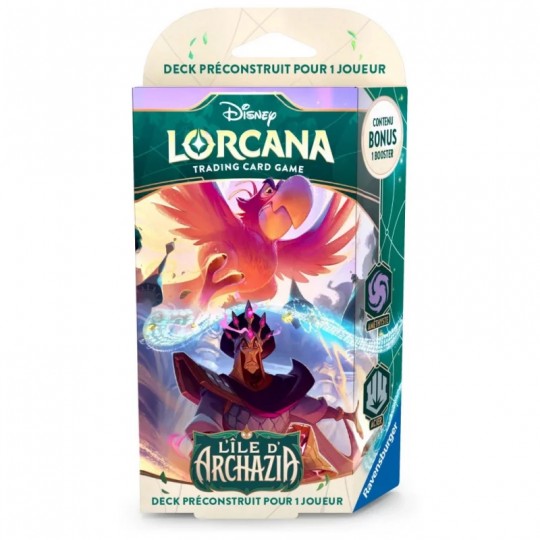 Disney Lorcana TCG - Chapitre 7 L'ïle d'Archazia : StarterAméthyste&Acier (Iago / Jafar) Disney Lorcana TCG - 1