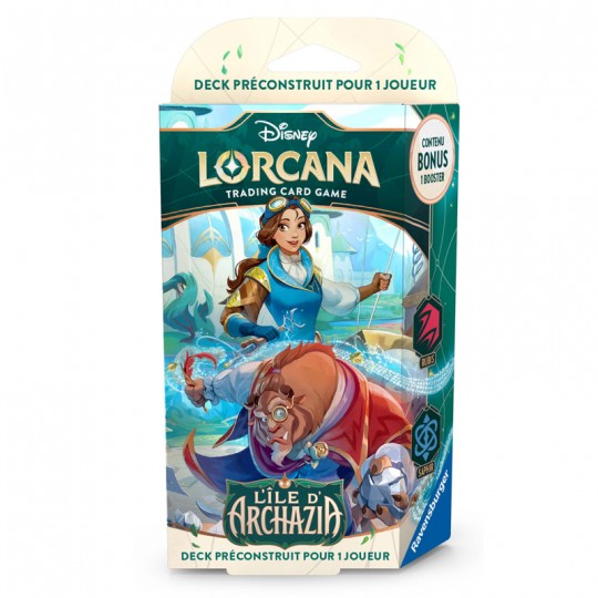 Disney Lorcana TCG - Chapitre 7 L'ïle d'Archazia : Starter Rubis&Saphir (La Belle et la Bête) Disney Lorcana TCG - 1