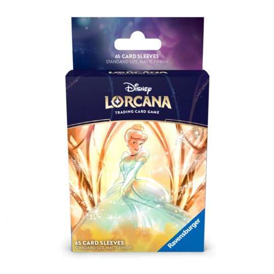 Disney Lorcana TCG - Chapitre 7 L'ïle d'Archazia :  Pack de 65 Sleeves A Cendrillon Disney Lorcana TCG - 1