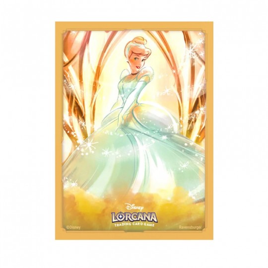 Disney Lorcana TCG - Chapitre 7 L'ïle d'Archazia :  Pack de 65 Sleeves A Cendrillon Disney Lorcana TCG - 2