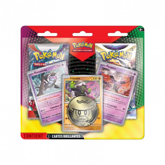 Pokémon : Duopack Stars Étincelantes EB09 + Écarlate et Violet EV01 Fortusimia, Félicanis et Favianos Pokémon - 1