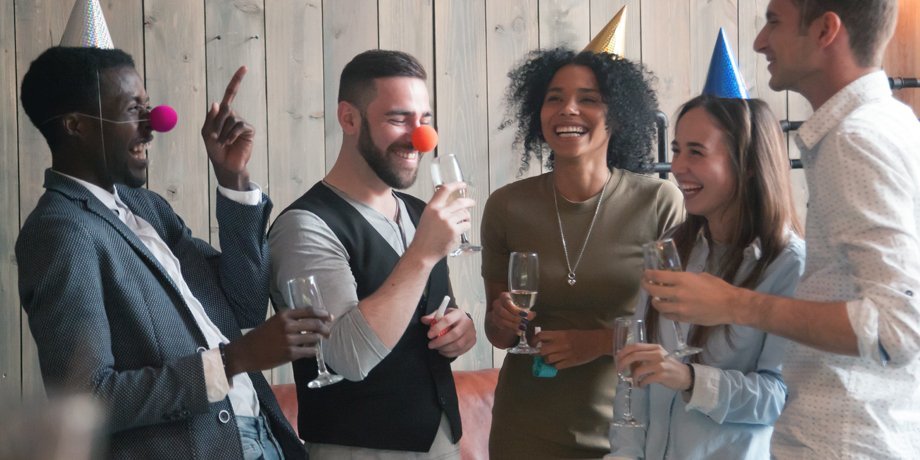 Pot de départ avec une bonne ambiance de fête