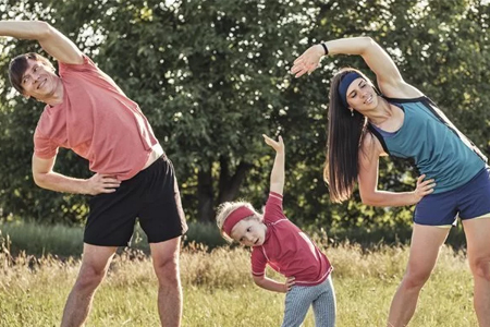 Sport en famille