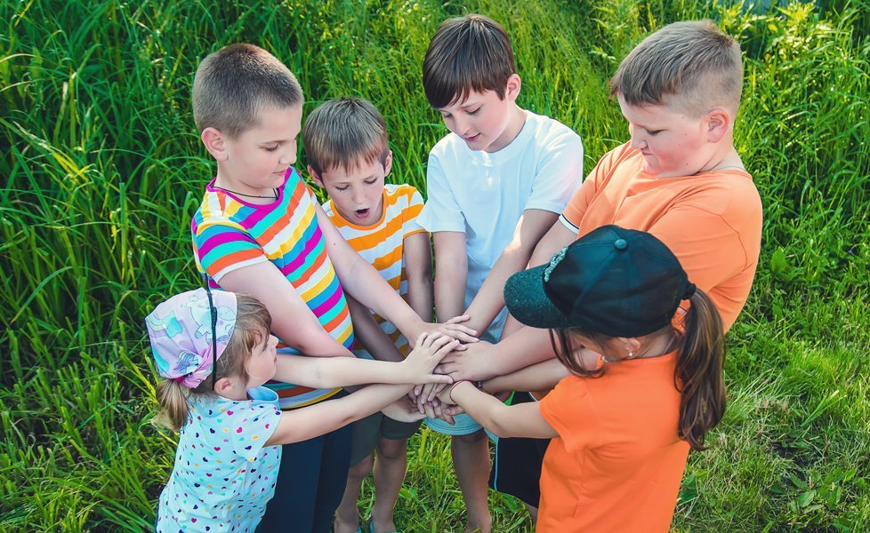 Mini-olympiades dans le jardin