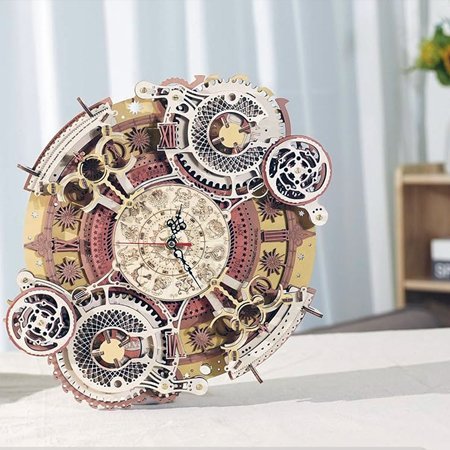 Zodiac Wall Clock - Puzzle en bois 3D Rokr